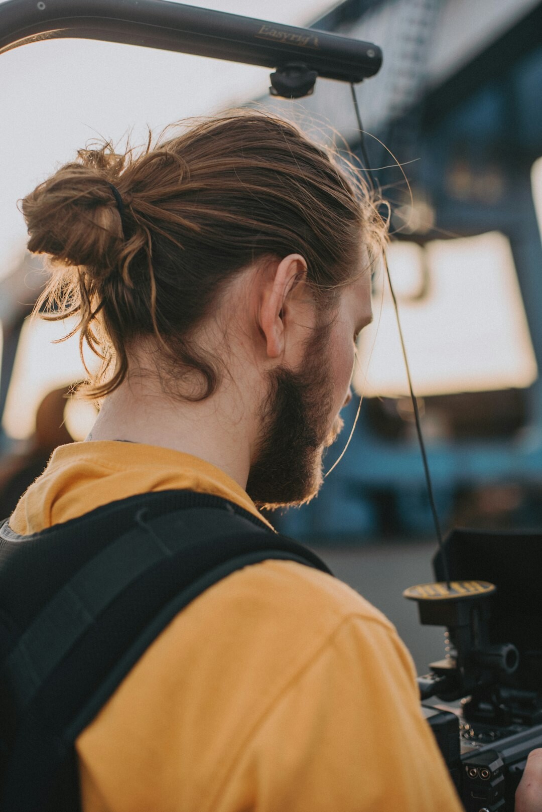 Portrait of a male broadcast signal engineer